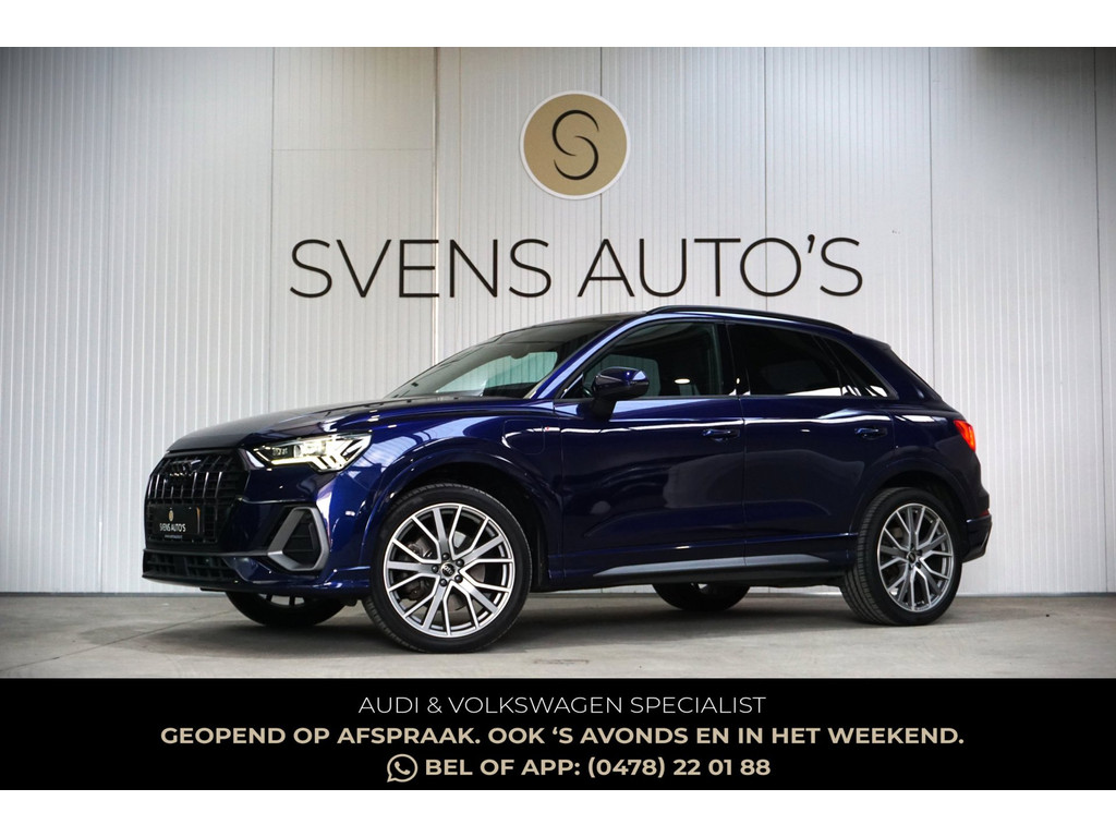 Audi Q3 45 TFSIe S-Line Black Edition Trekhaak|20"|Carplay|ACC|LED 49497226-0.jpg | SVENS AUTO'S