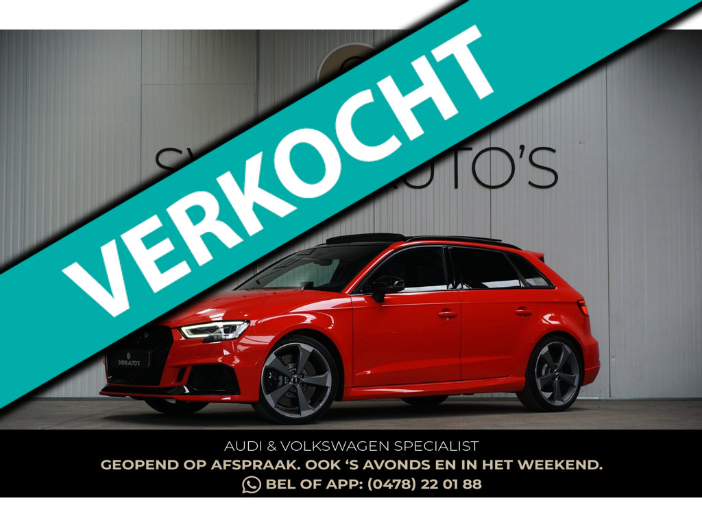 Audi RS3 2.5 TFSI Sportback Quattro Pano|Virtual|B&O|RS-Stoelen|DCC|Matrix 51242560-0.jpg | SVENS AUTO'S
