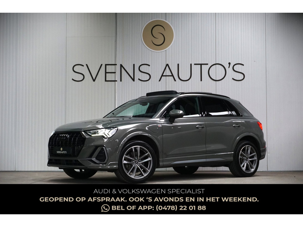 Audi Q3 45 TFSIe S-Line Black Edition Panodak|Trekhaak|Matrix|Camera 51748758-0.jpg | SVENS AUTO'S