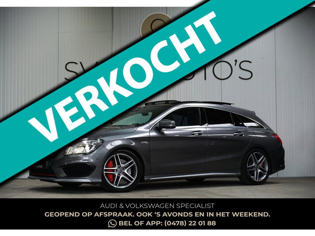 Mercedes-Benz CLA Shooting Brake AMG 45 4MATIC Panodak|Sportuitlaat|H&K|Keyless|Memory 52249188-0.jpg | SVENS AUTO'S