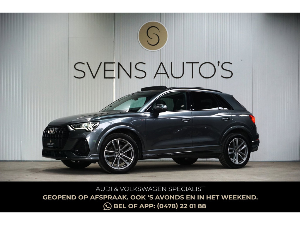 Audi Q3 45 TFSIe S-Line Black Ed. Pano|Trekhaak|Sfeer|Keyless|Camera 55346781-0.jpg | SVENS AUTO'S