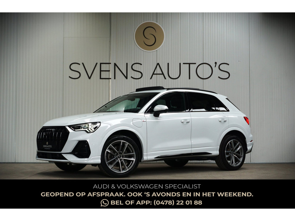 Audi Q3 45 TFSIe S-Line Black Ed. Panodak|Trekhaak|Keyless|Carplay 55347975-0.jpg | SVENS AUTO'S