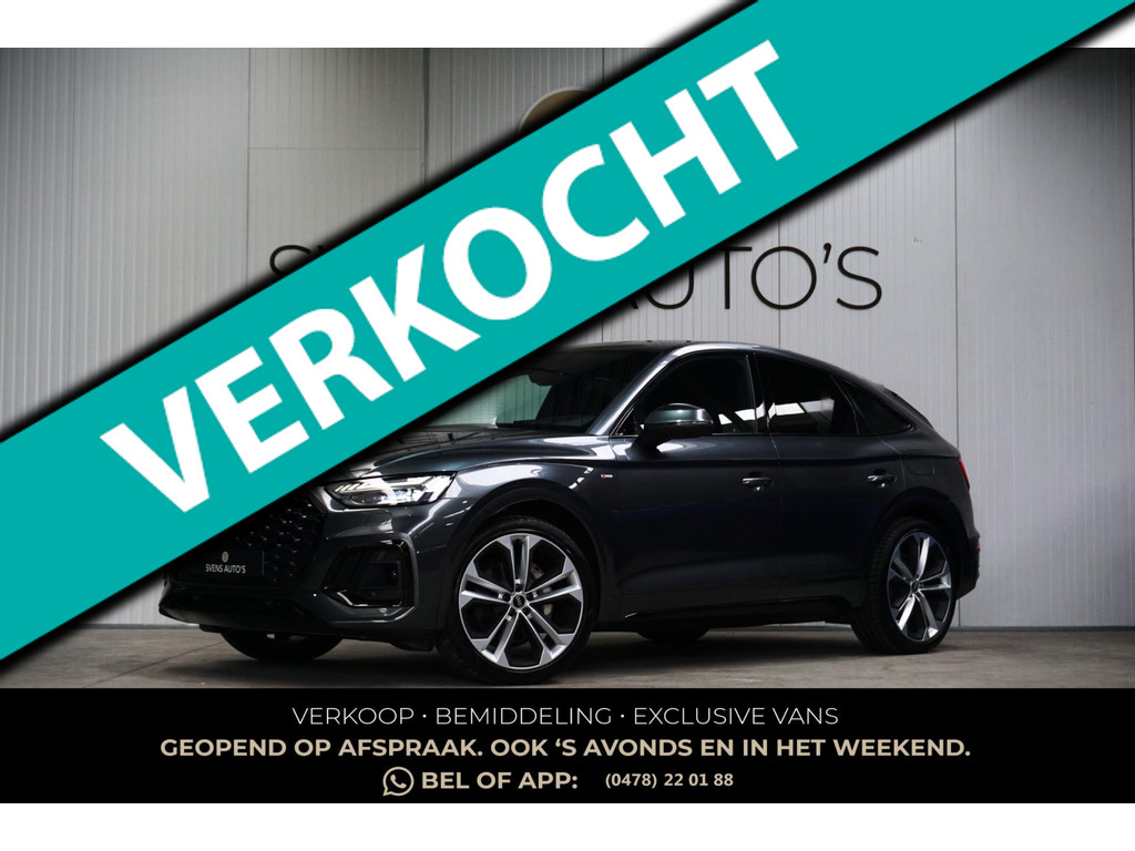 Audi Q5 Sportback 55 TFSIe S-Line Ruitenstiksel|B&O|Luchtvering|HUD|Sfeer 47872152-0.jpg | SVENS AUTO'S