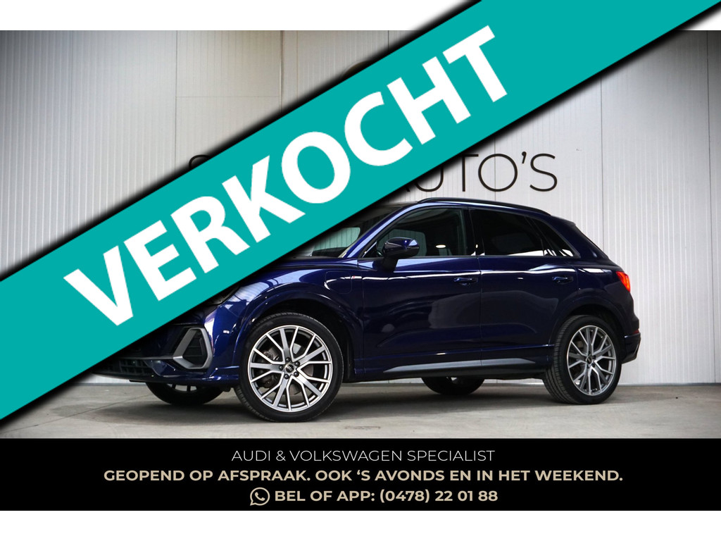 Audi Q3 45 TFSIe S-Line Black Edition Trekhaak|20"|Carplay|ACC|LED 49497226-0.jpg | SVENS AUTO'S