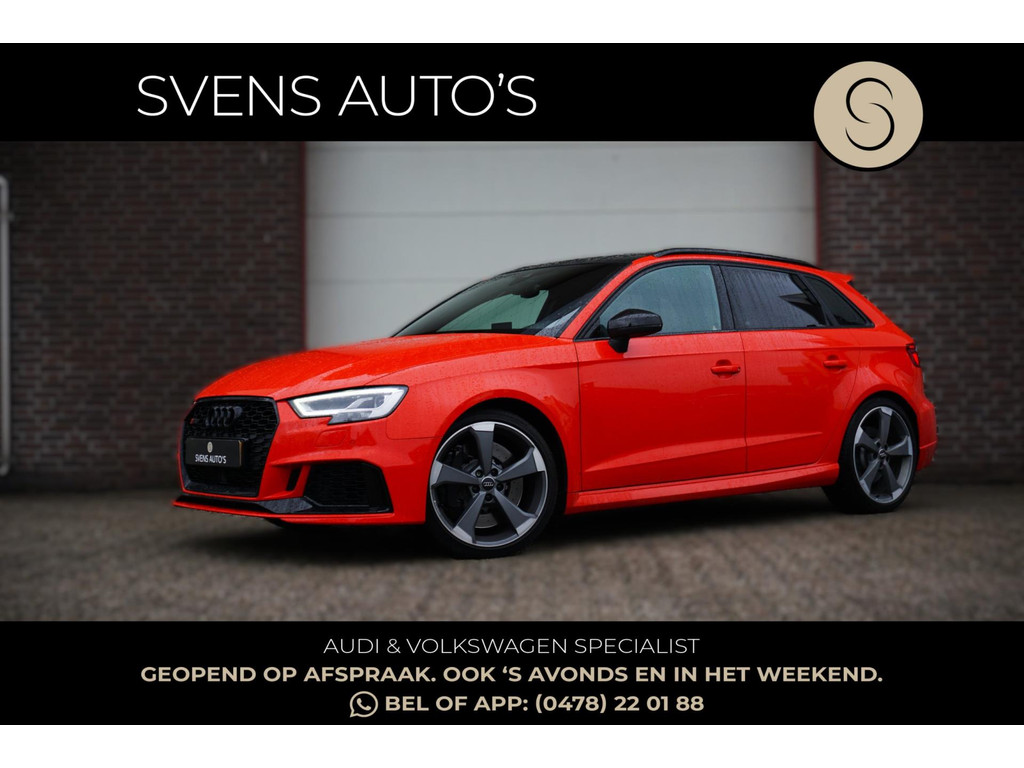 Audi RS3 2.5 TFSI Sportback Quattro Pano|Virtual|B&O|RS-Stoelen|DCC|Matrix 51242560-0.jpg | SVENS AUTO'S
