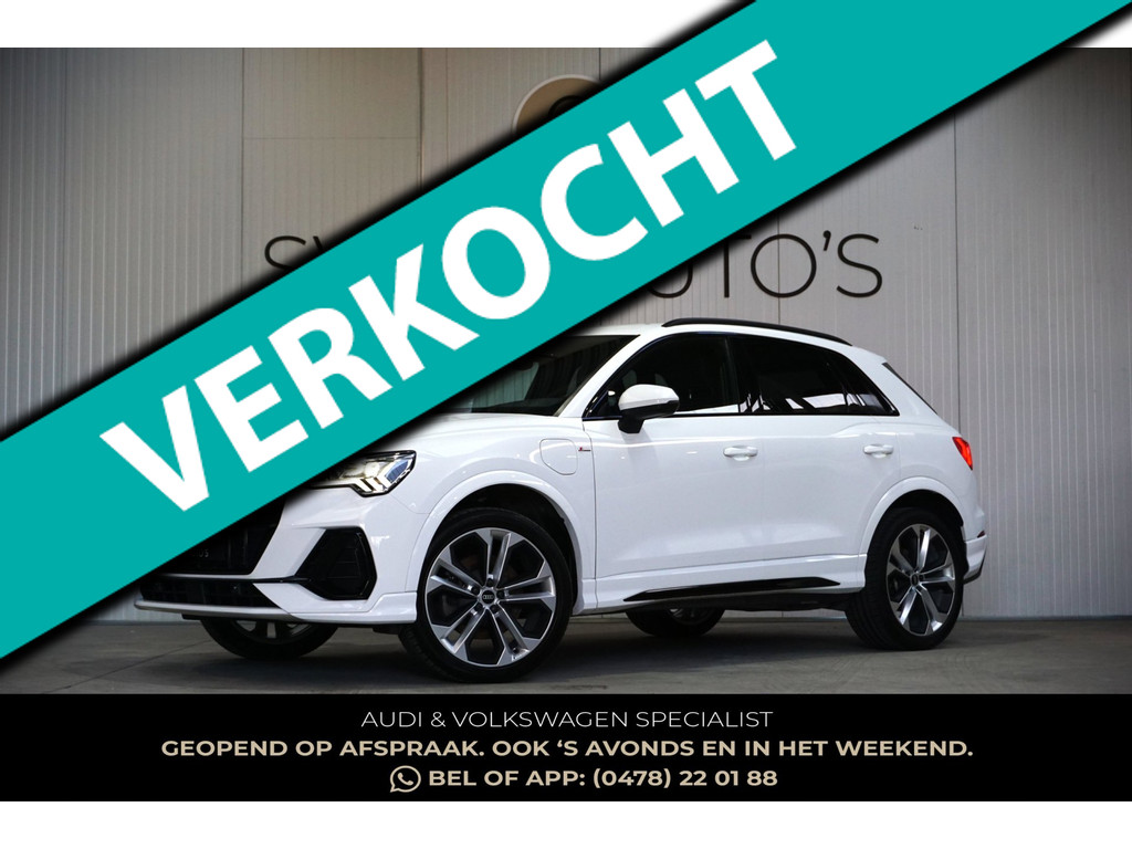Audi Q3 45 TFSIe S-Line Black Edition Trekhaak|ACC|Carplay|Keyless 51652174-0.jpg | SVENS AUTO'S