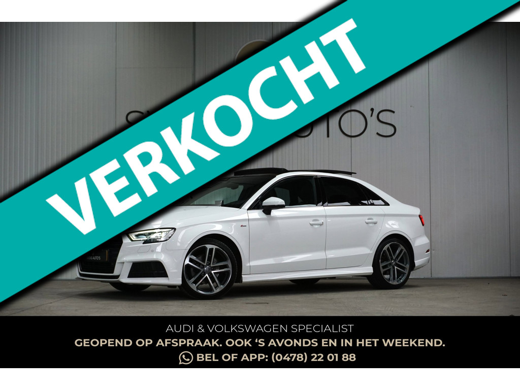 Audi A3 Limousine 35 TFSI 3x S-Line Black Edition|Panodak|LED 51916651-0.jpg | SVENS AUTO'S