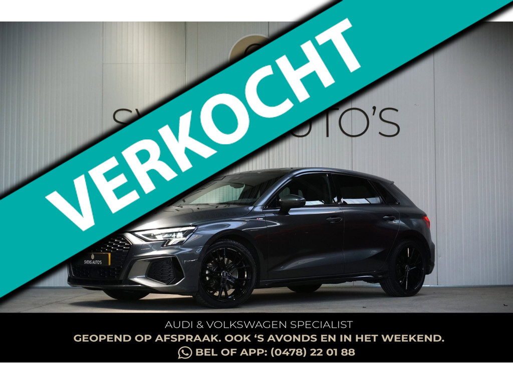 Audi A3 Sportback 35 TFSI S-Line Black Edition B&O|Carplay|Camera|Keyless 53014576-0.jpg | SVENS AUTO'S