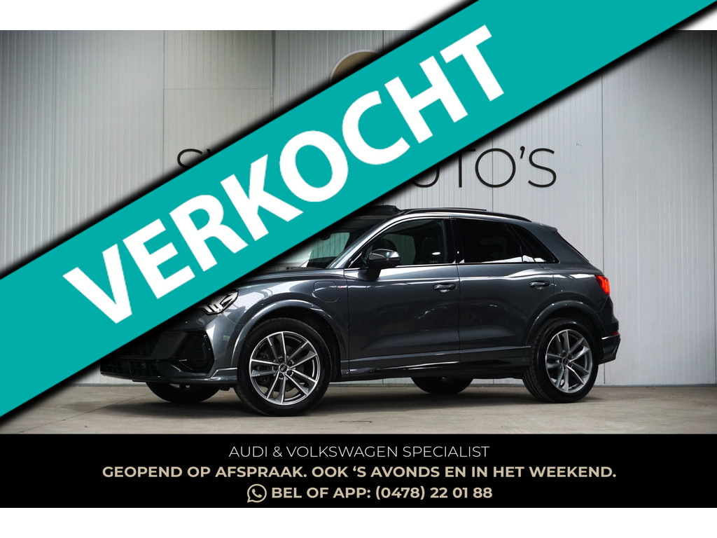 Audi Q3 45 TFSIe S-Line Black Ed. Pano|Trekhaak|Sfeer|Keyless|Camera 55346781-0.jpg | SVENS AUTO'S